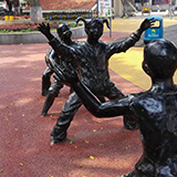 透水地坪，耐磨性強(qiáng)，使用壽命長(zhǎng)