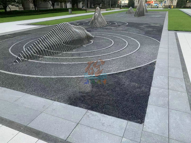 佛山膠粘石地坪小區(qū)景觀工程經(jīng)典案例